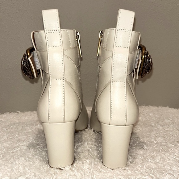 Kurt Geiger London Leather Buckle Eagle Head Ankle Booties - Picture 11 of 15